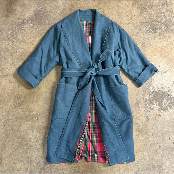 Vintage Homemade One of a Kind Unique Smoking Jacket / Winter Robe 1960's